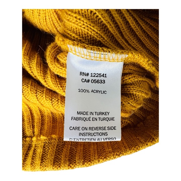 Isle by Melis Kozan Women's Sweater Mustard Yellow Size Small - Picture 6 of 13